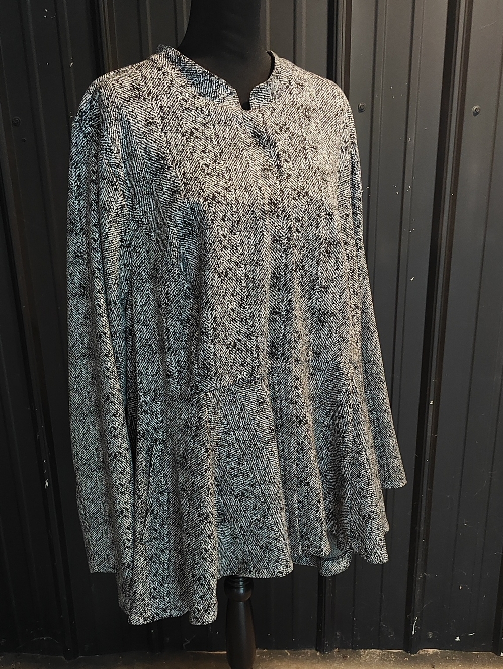Torrid Dress Coat Jacket Fit And Flare 5X Mandarin Collar